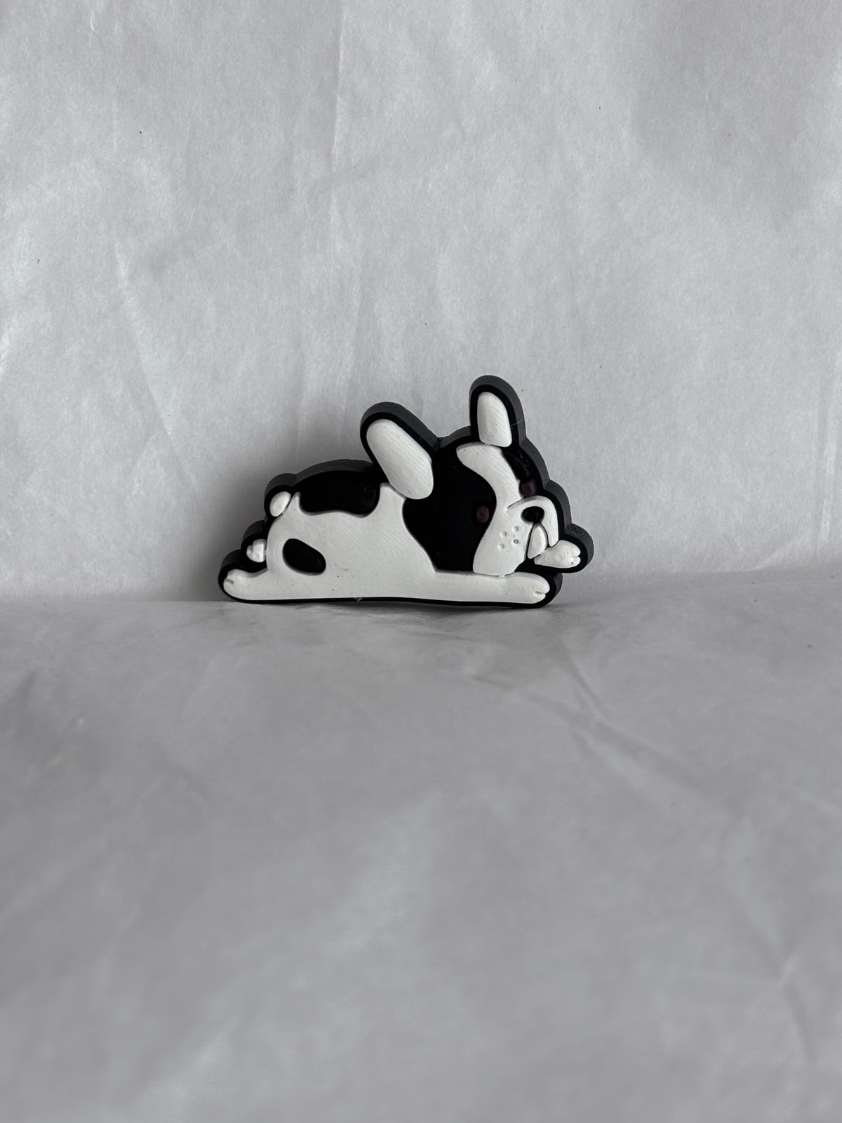 Boston terrier dog shoe charm
