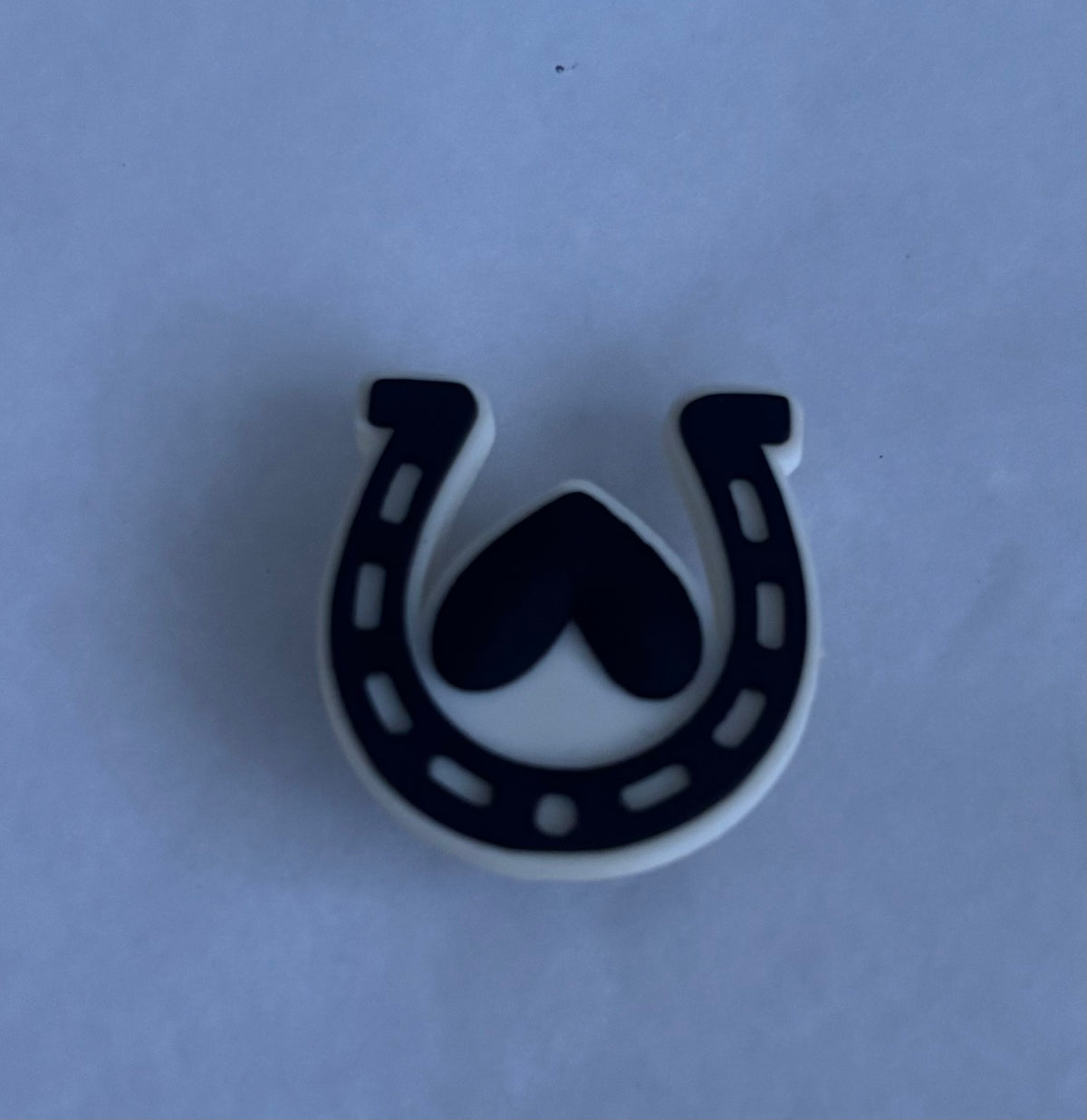 Horseshoe Love heart shoe charm
