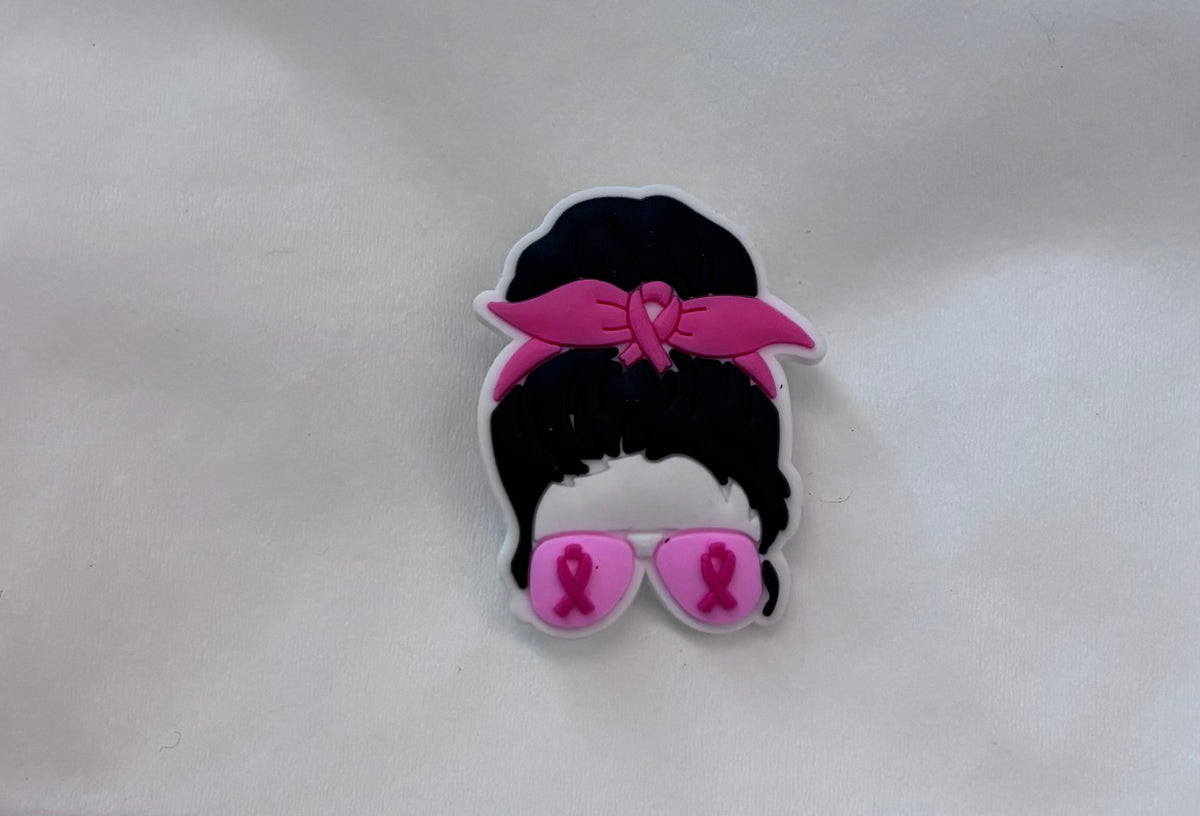 Breast Cancer Hair /Glasses