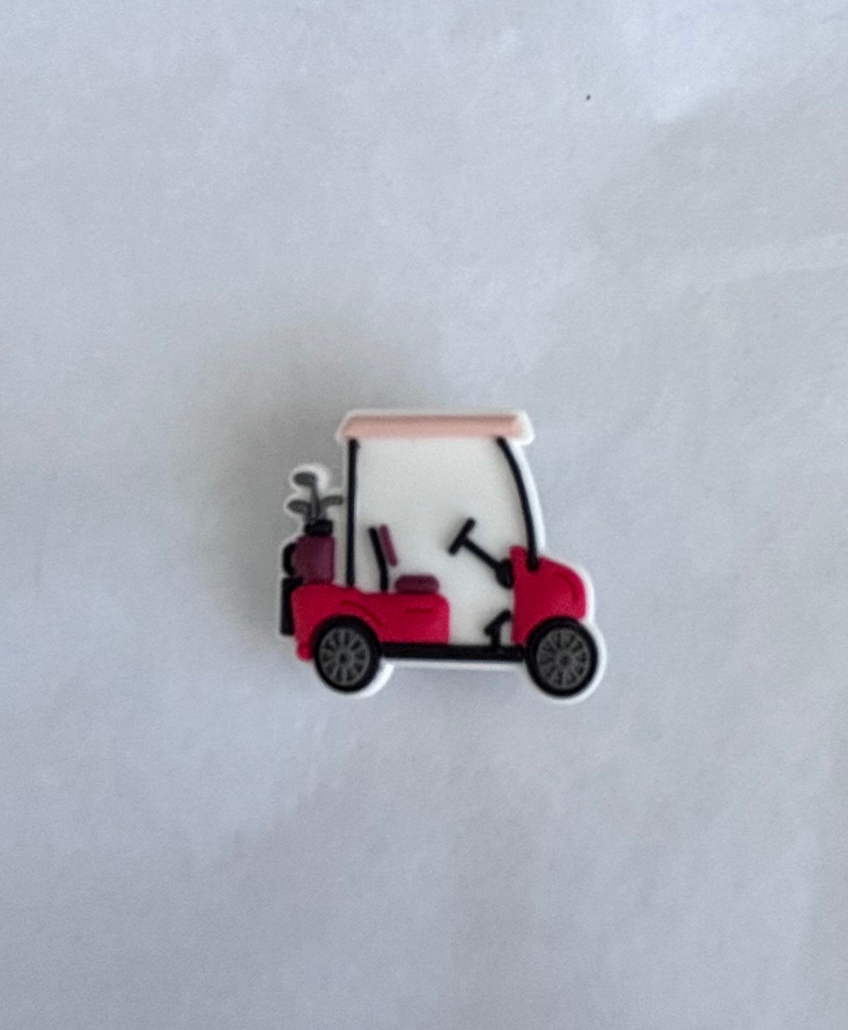 Golf enthusiast set of 6 shoe charms