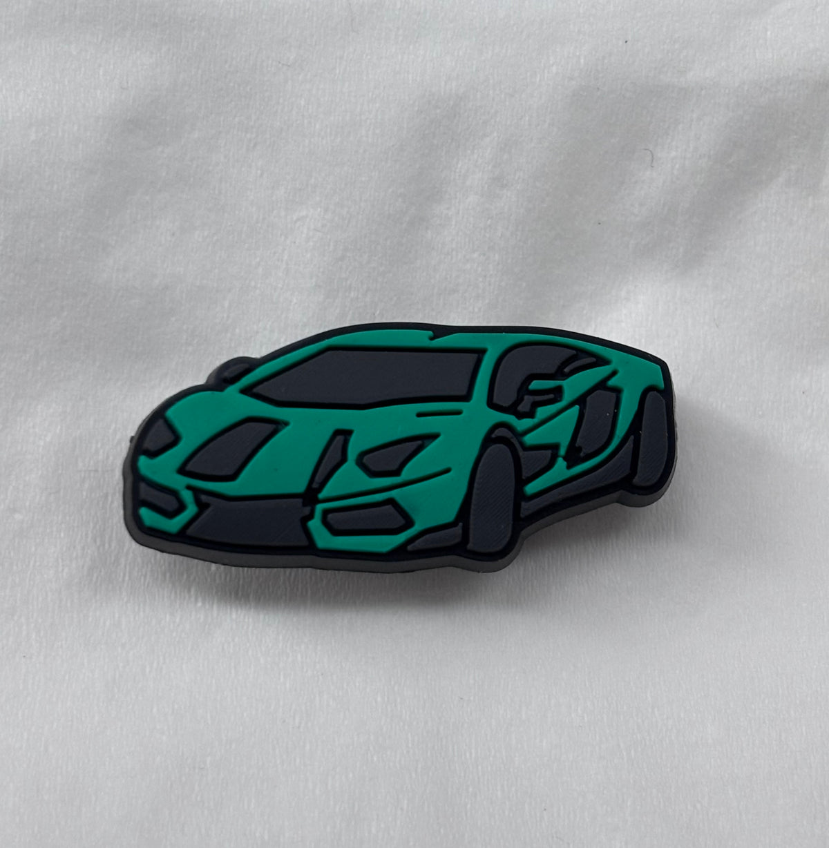 Green sports car