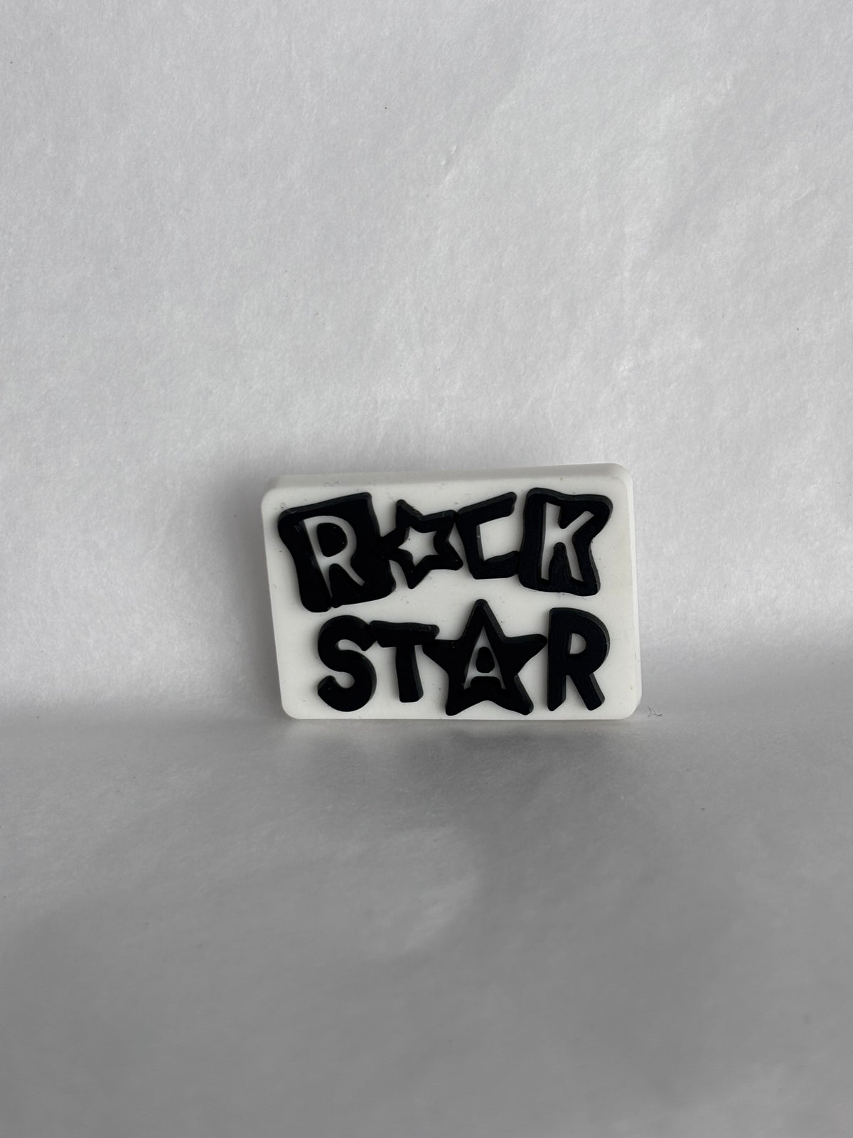 Rock star shoe charm