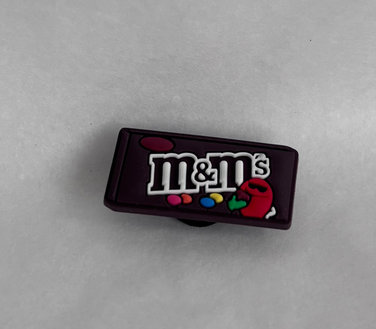 Chocolate M&M’s shoe charm