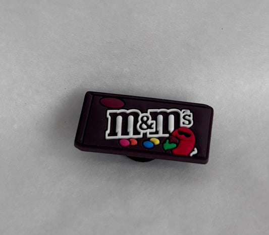 Chocolate M&M’s shoe charm