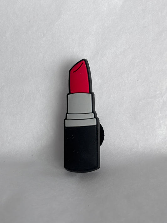 Red lipstick shoe charm
