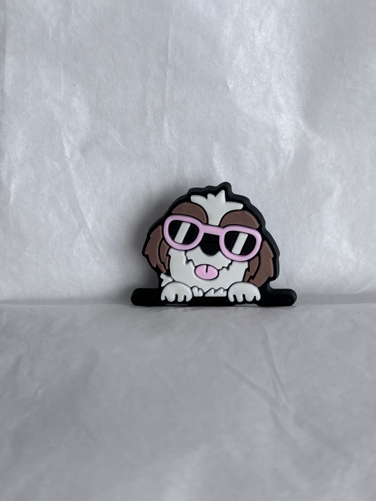 Cavalier spaniel dog shoe charm