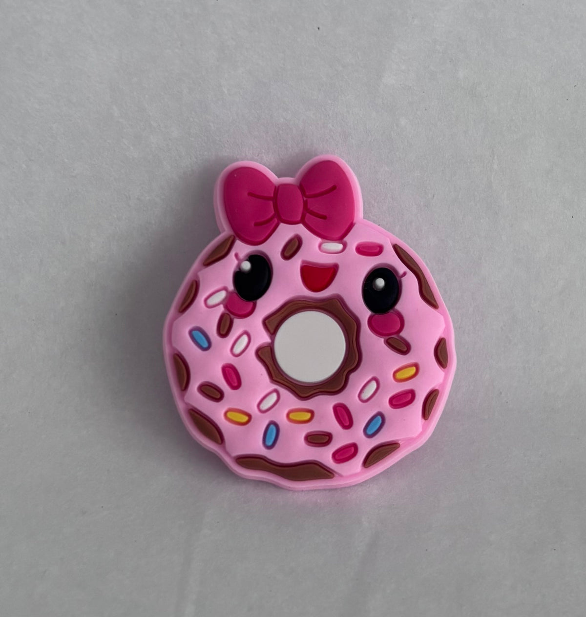 Donut Face shoe charm