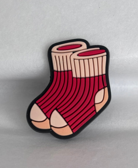 Autumn knitted socks