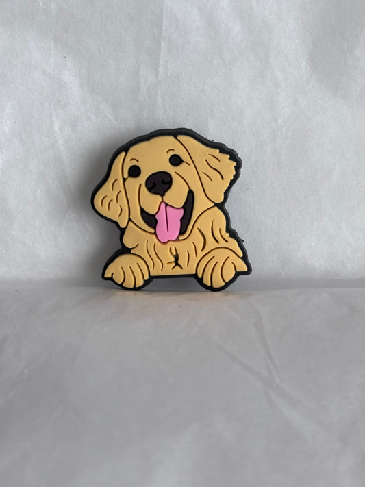 Labrador dog shoe charm
