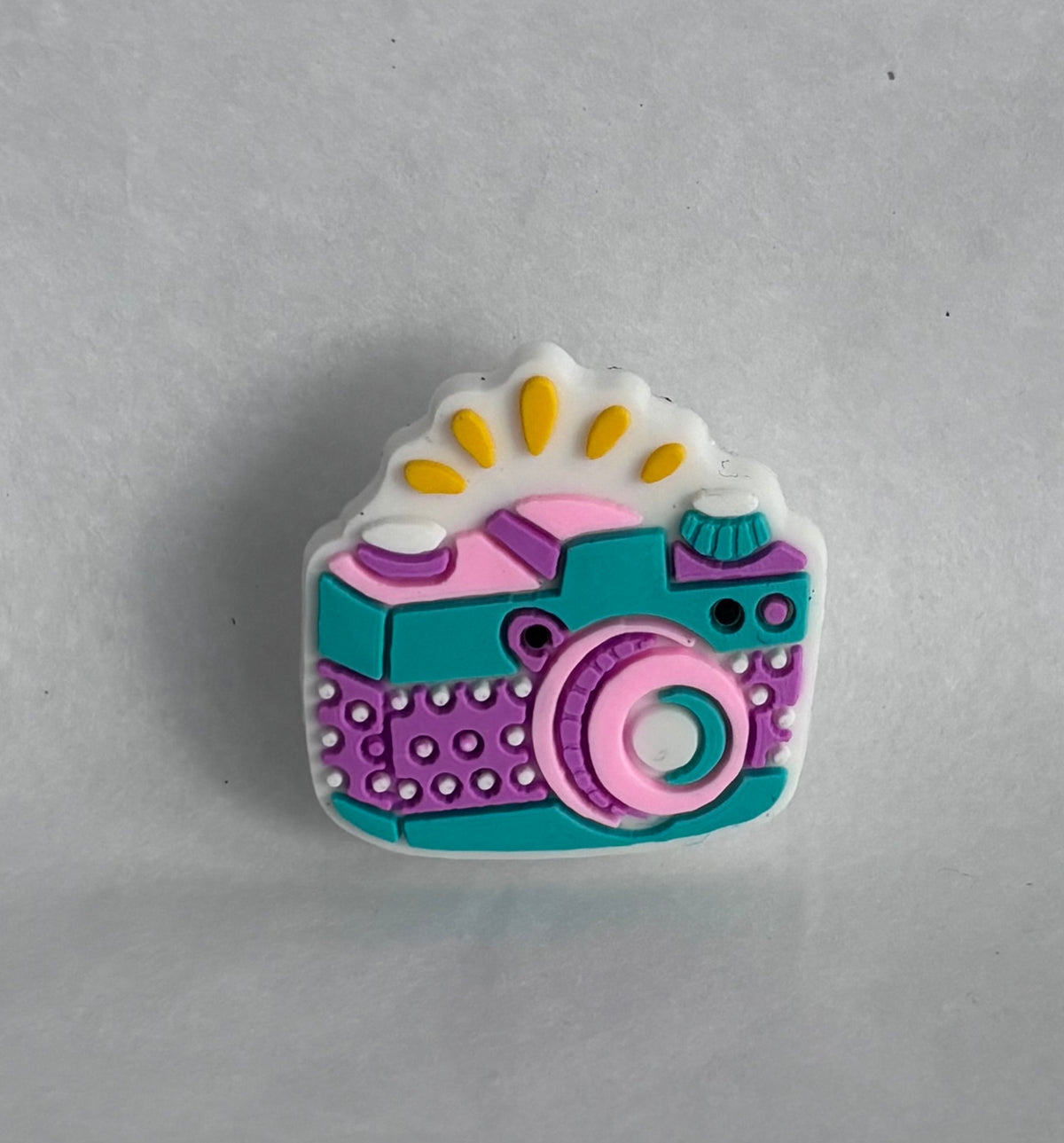 Camera flash shoe charm