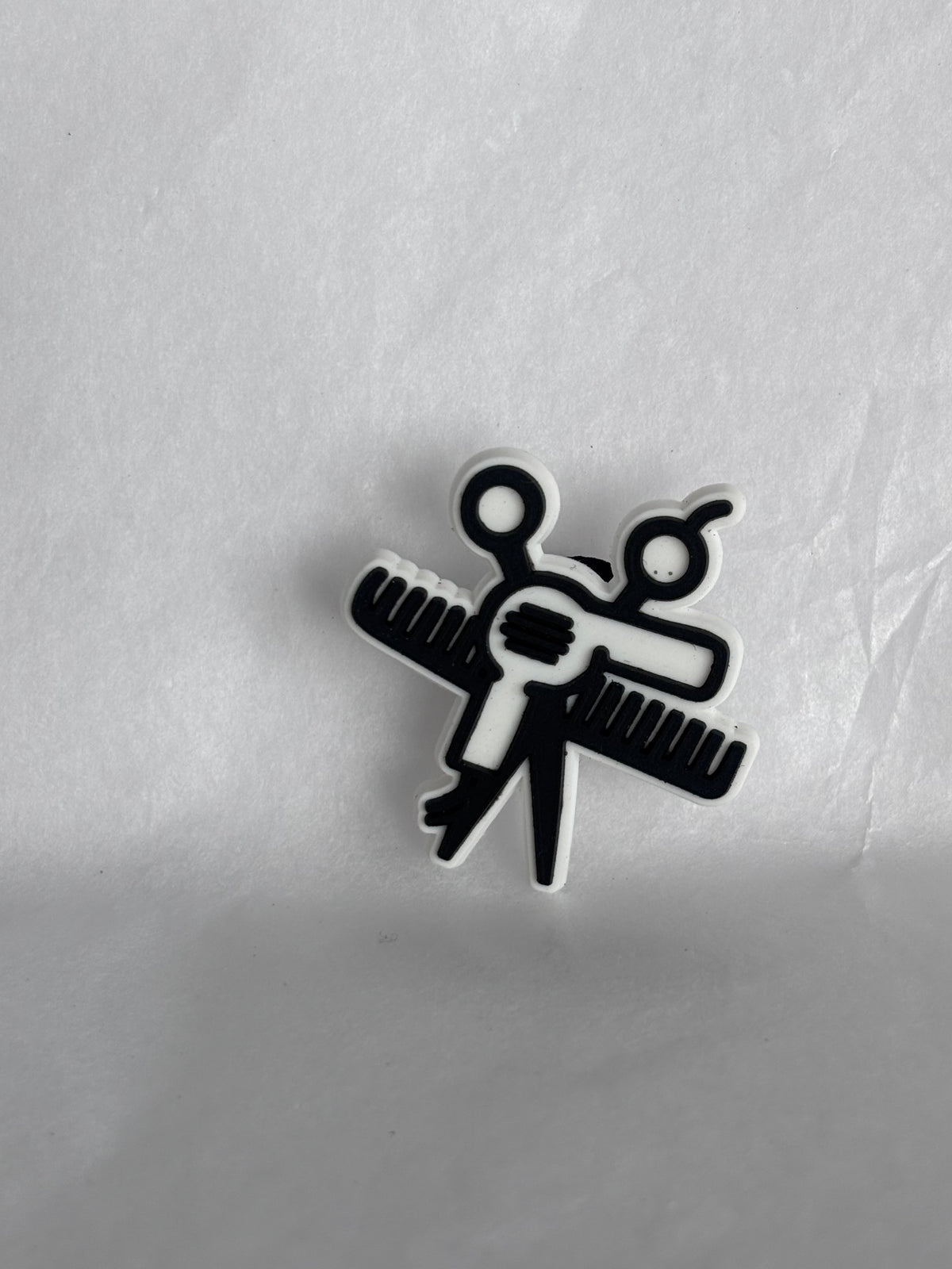 Dryer,scissors,comb shoe charm