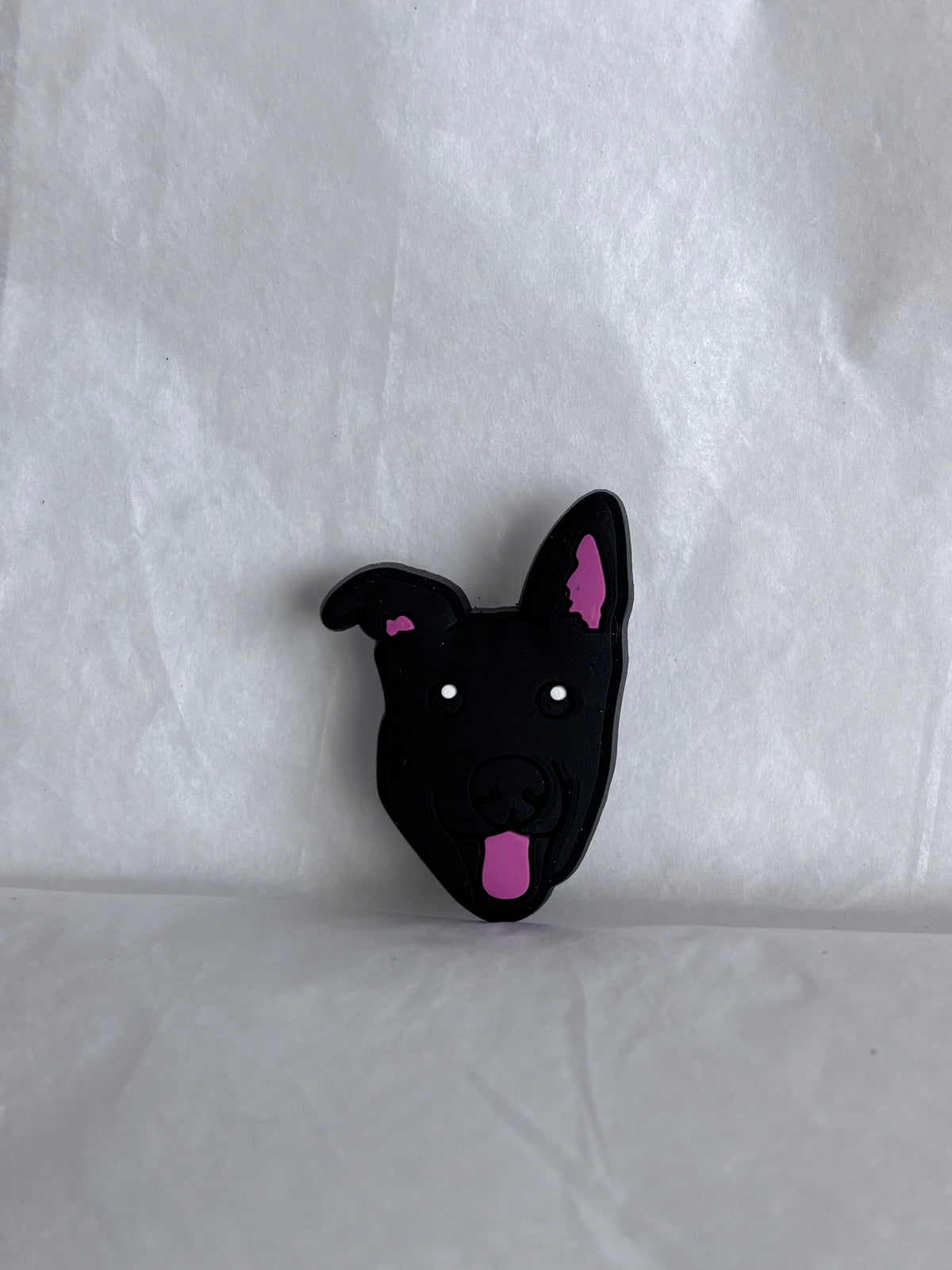 Black Labrador dog shoe charm