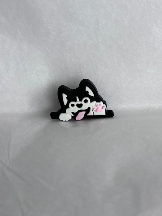Pomsky dog shoe charm
