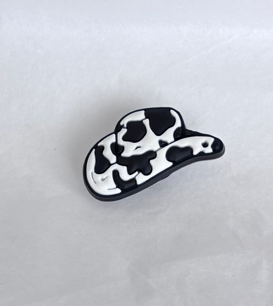 Cow print hat