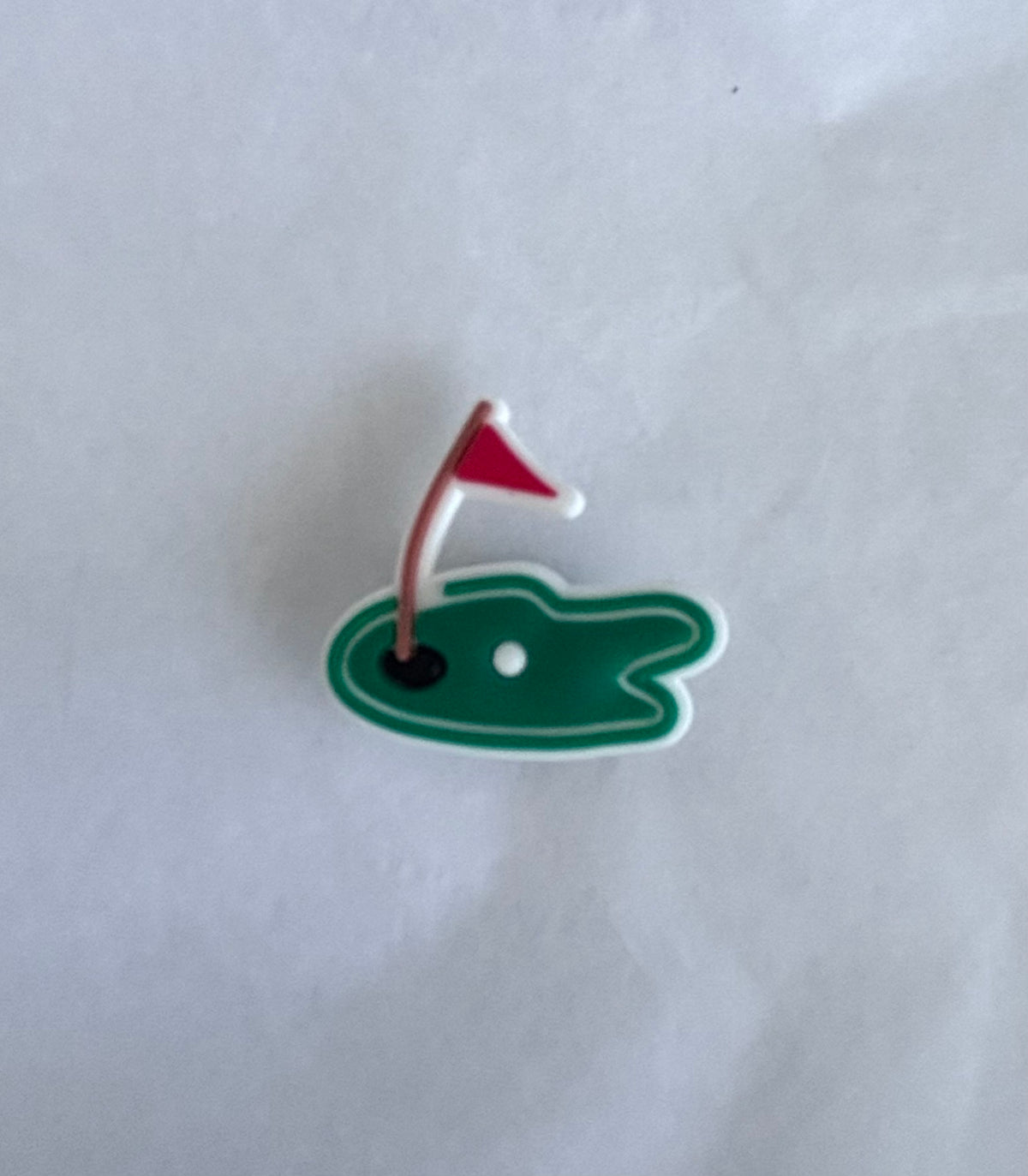 Golf enthusiast set of 6 shoe charms