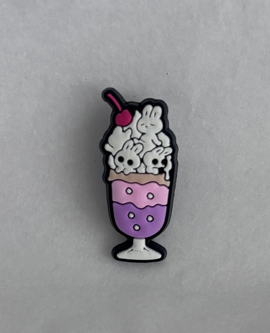 Bunny Sundae shoe charm