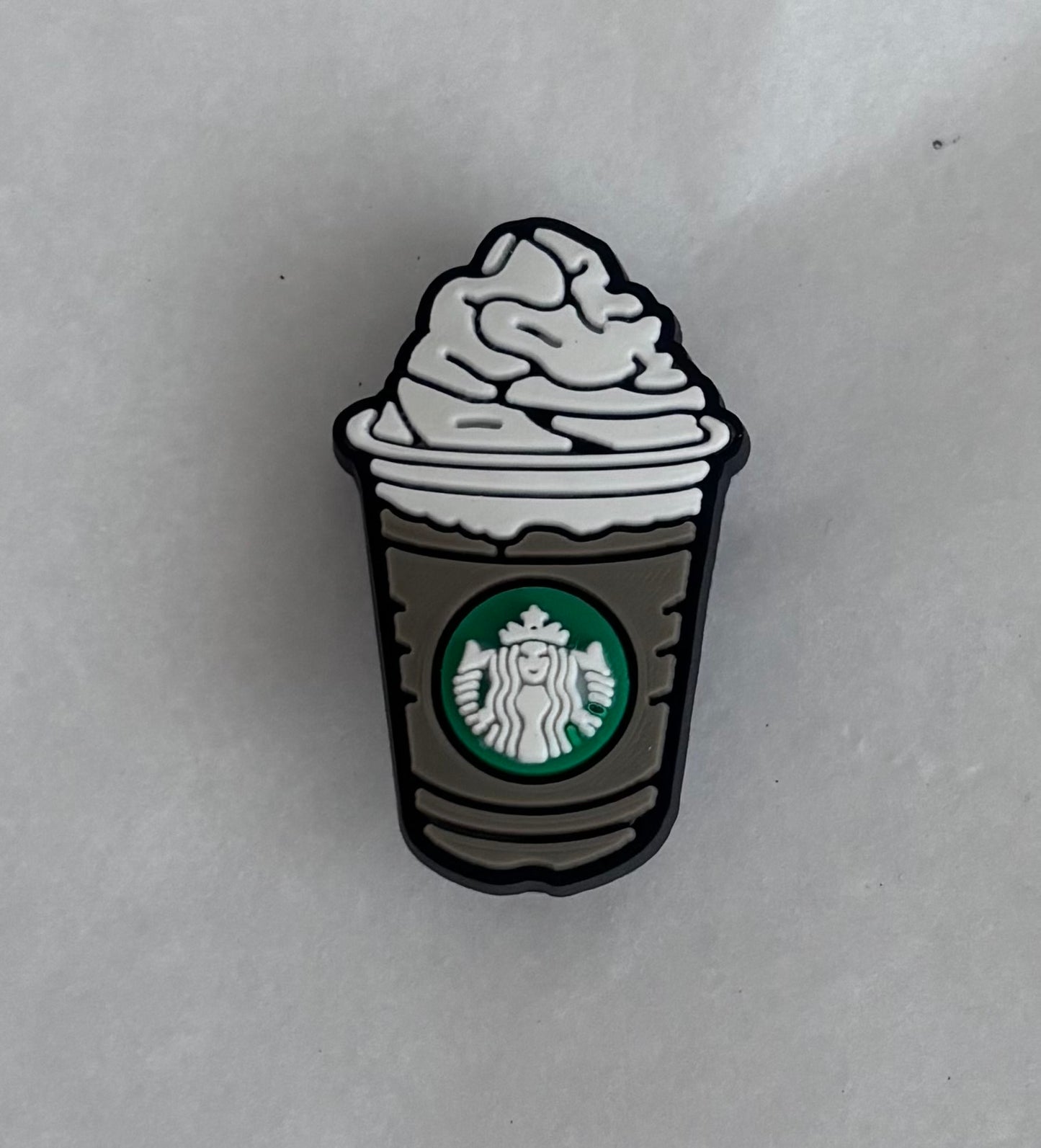 Starbucks Frappacino shoe charm