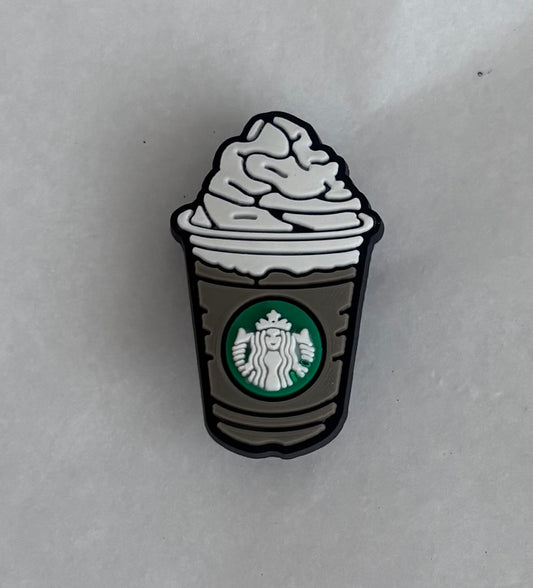 Starbucks Frappacino shoe charm