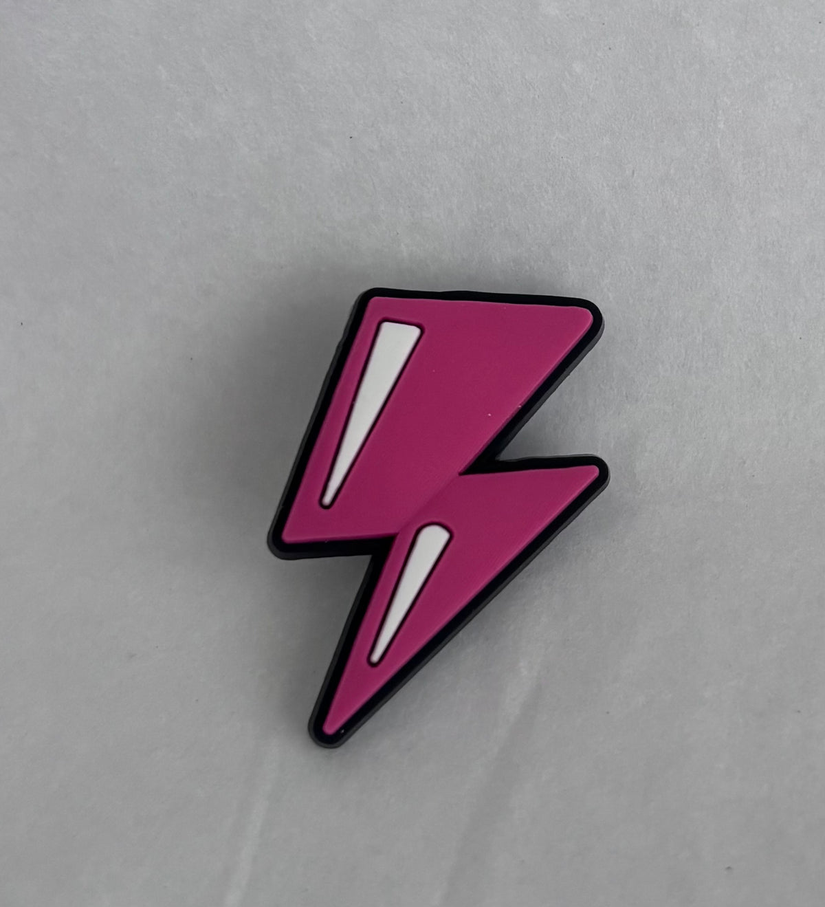 Lightening strike shoe charm