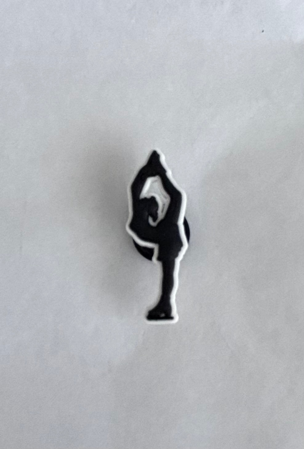Figure Skater shoe charm