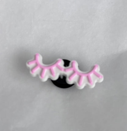 Various Eyelashes shoe charms