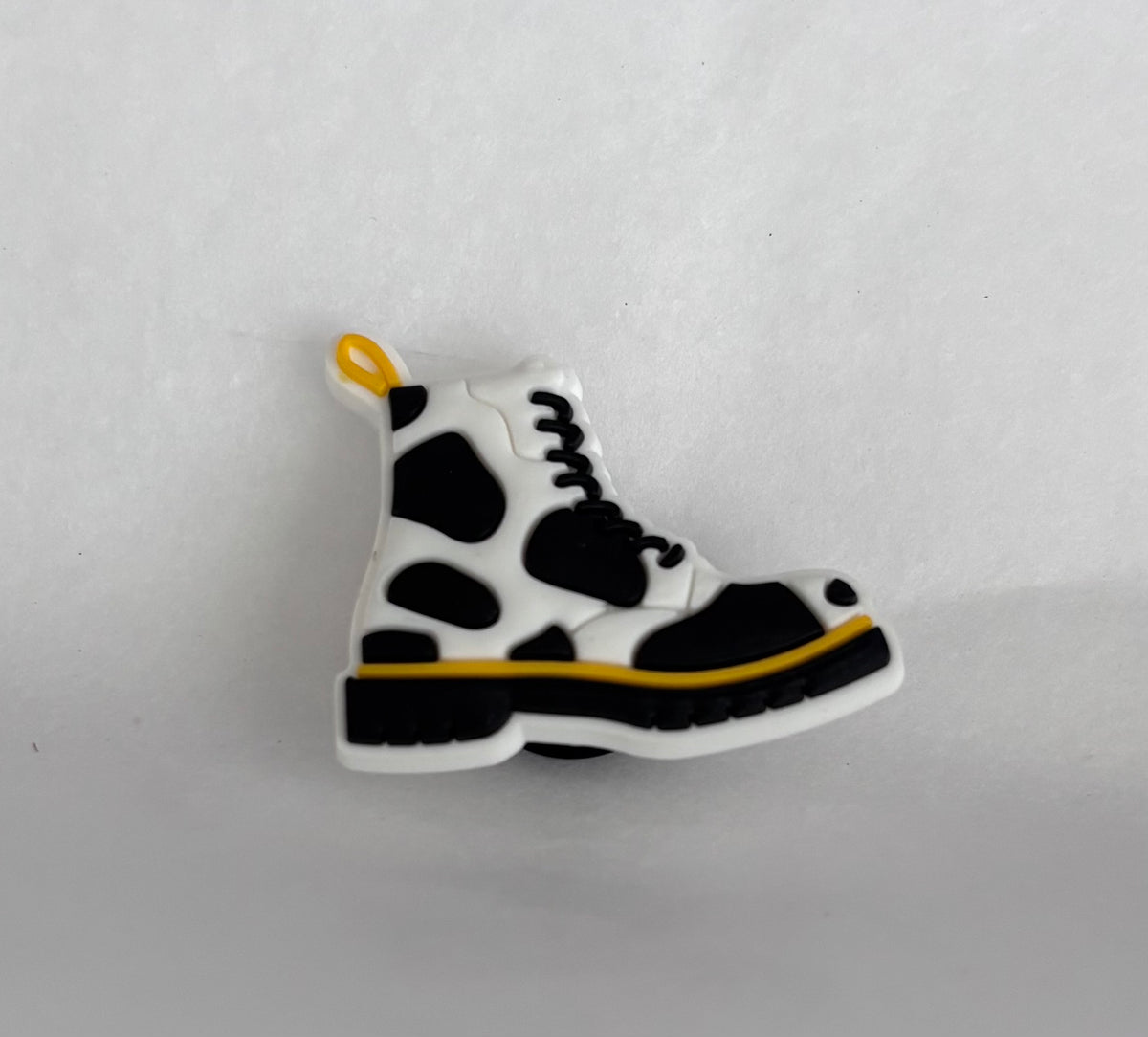 Cow print Doc Martin shoe charm