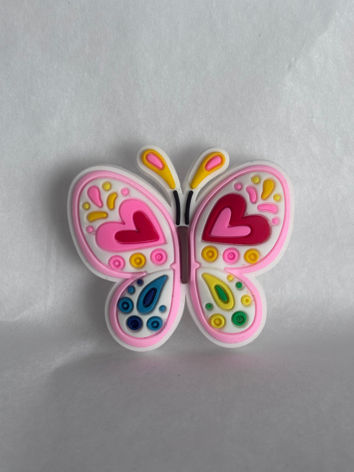 Large butterfly shoe charm