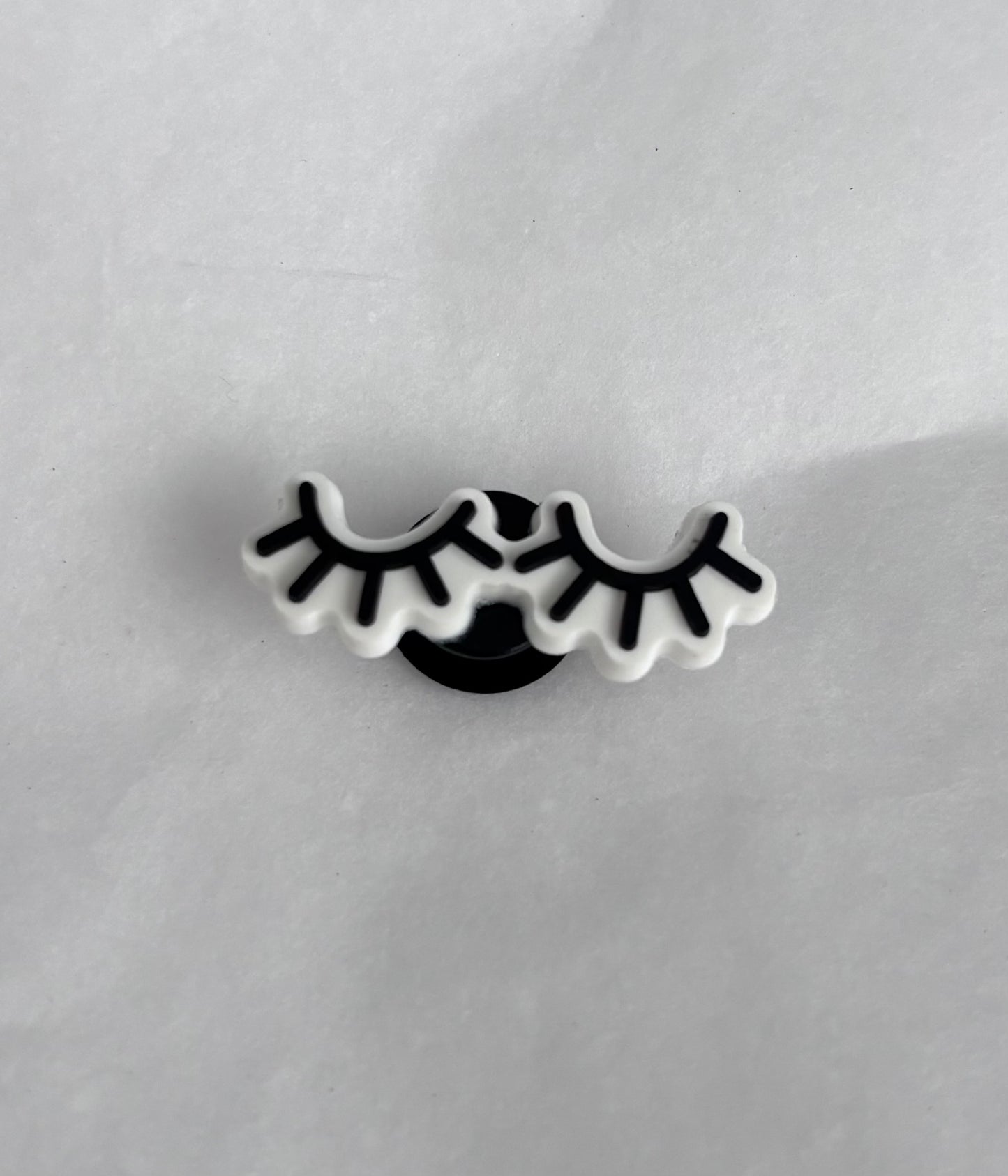 Various Eyelashes shoe charms
