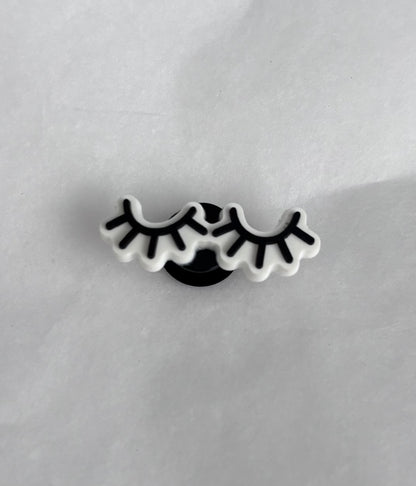 Various Eyelashes shoe charms