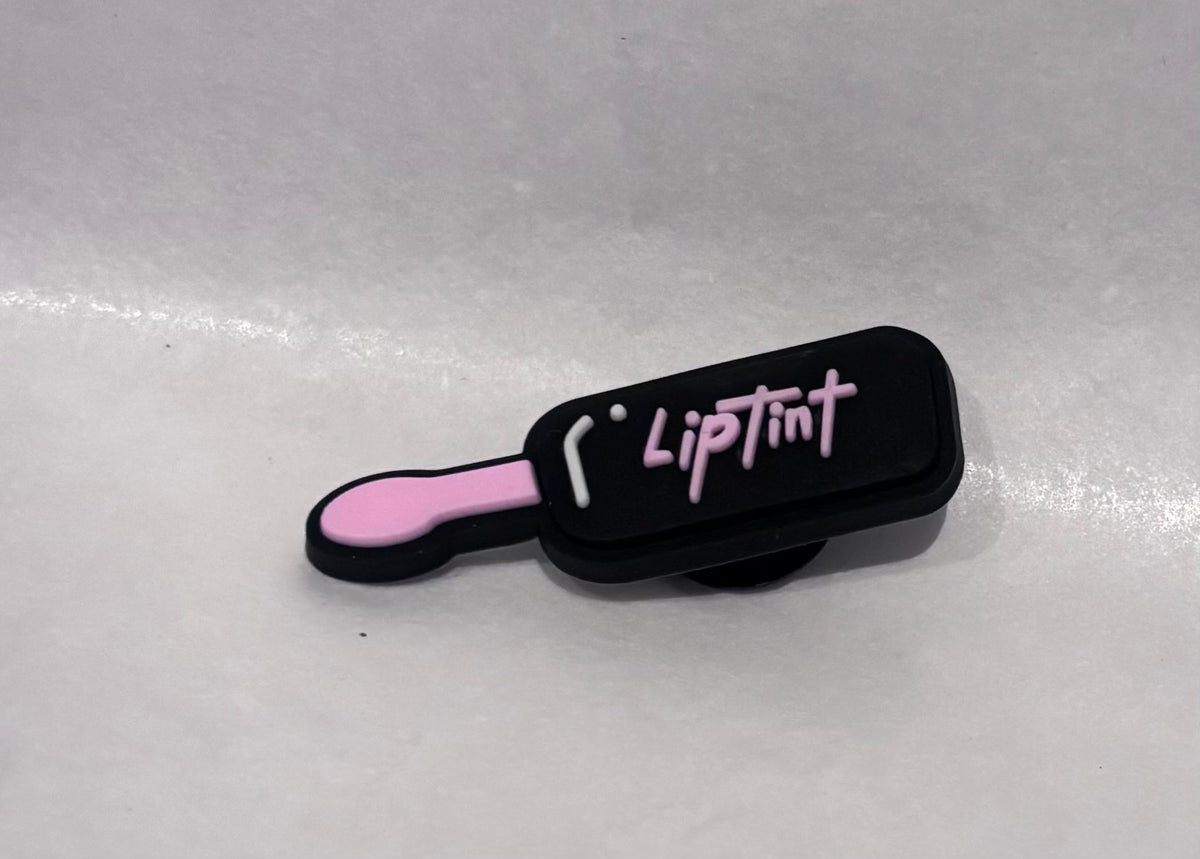 Lip tint shoe charm