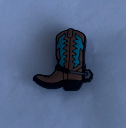 Cowboy/girl Boot shoe charm