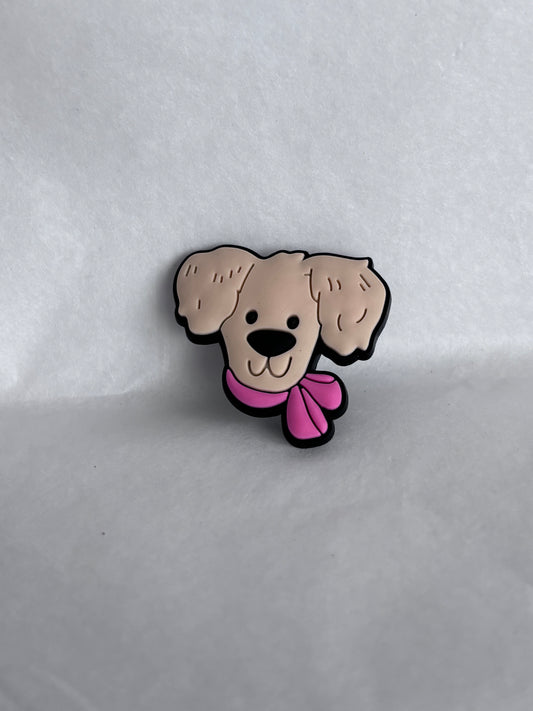 Cockapoo dog shoe charm