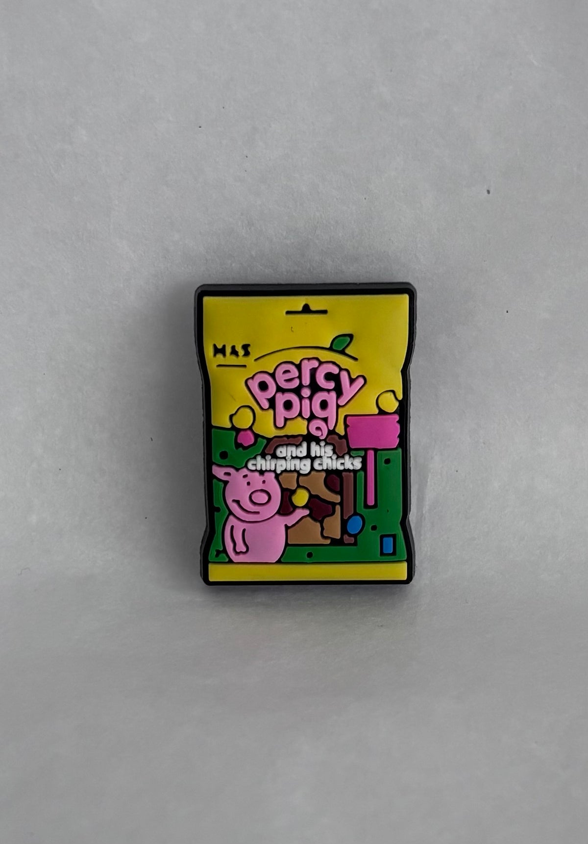 Percy pig sweet shoe charm
