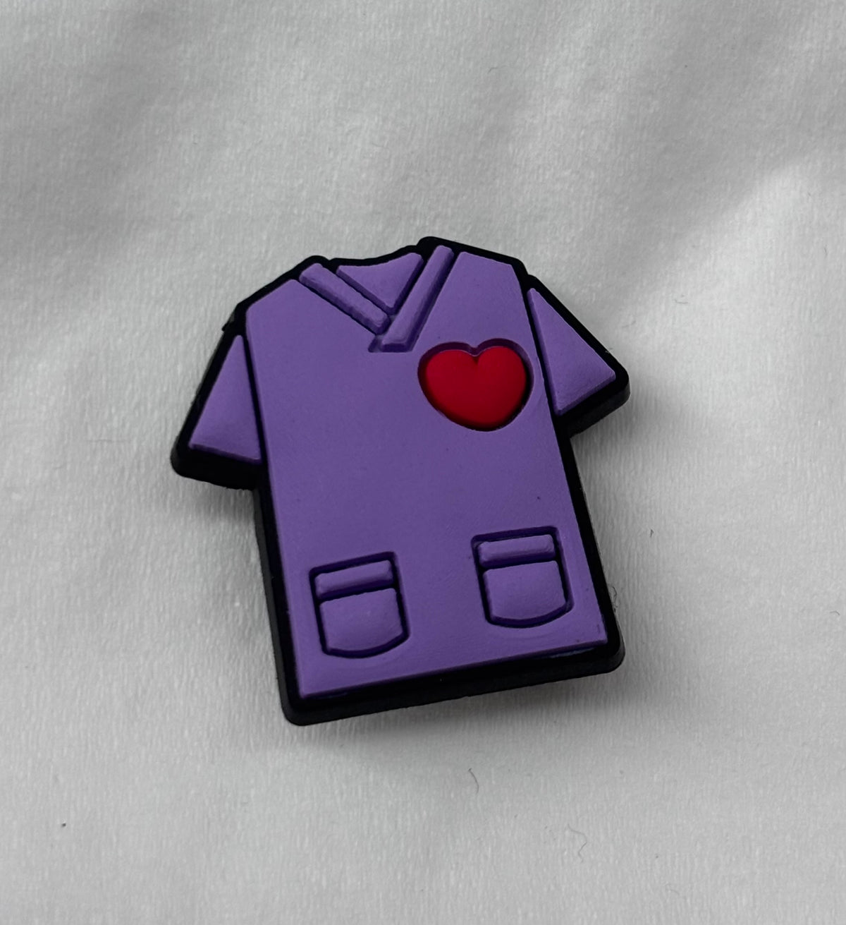 Purple nurse top