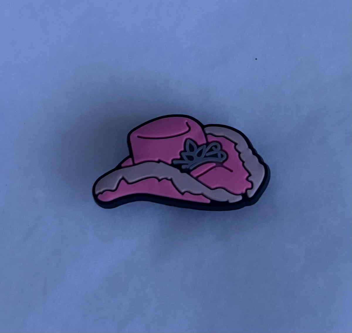 Pink Cowgirl Hat shoe charm