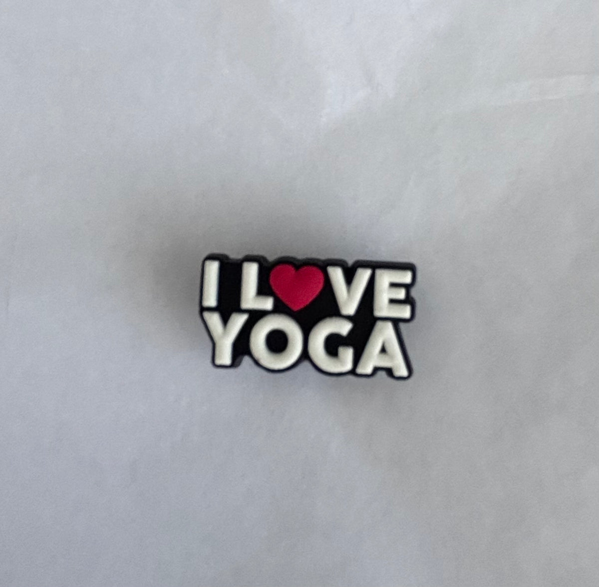 I L❤️VE YOGA shoe charm