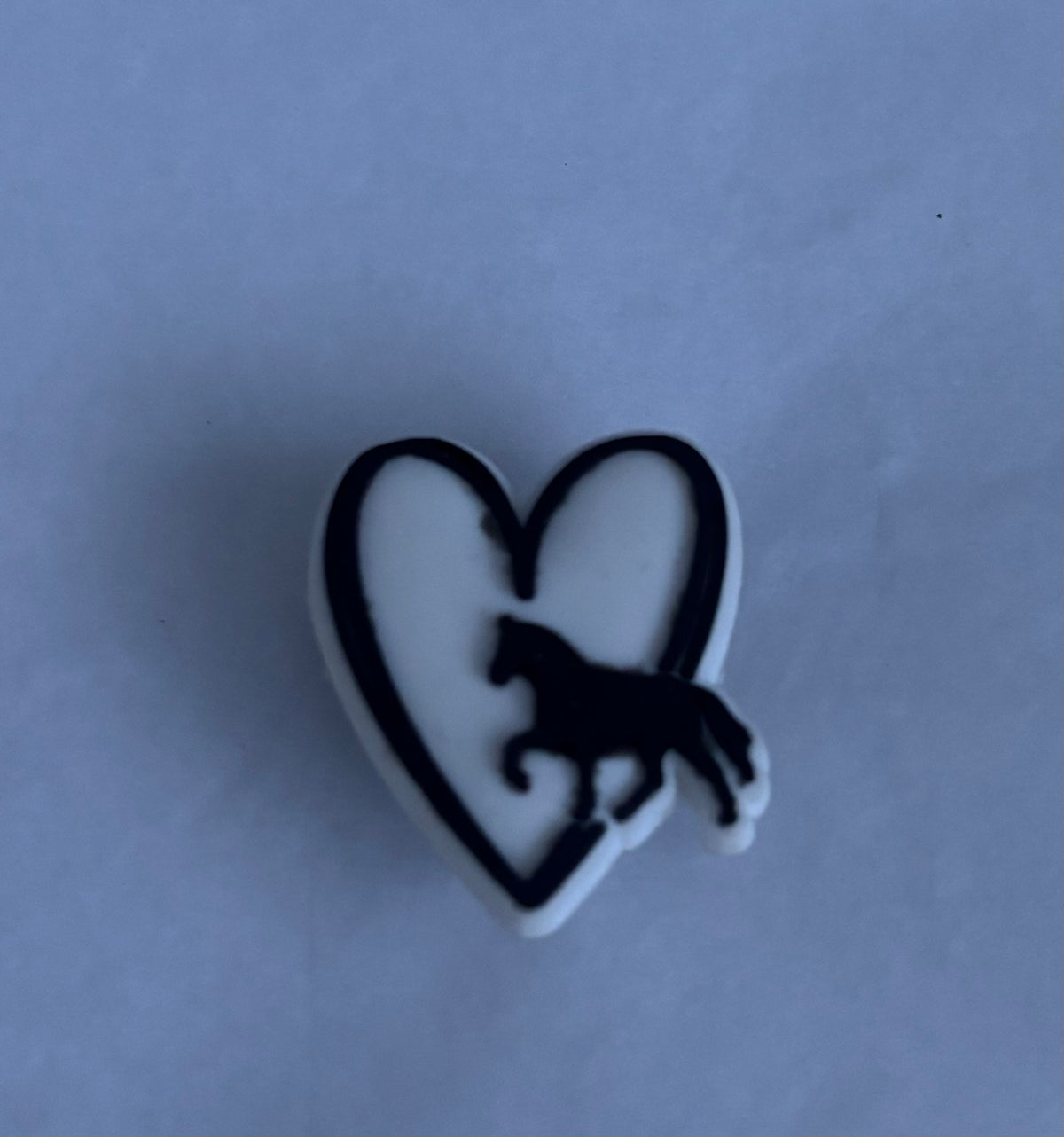 Horsey Heart shoe charm