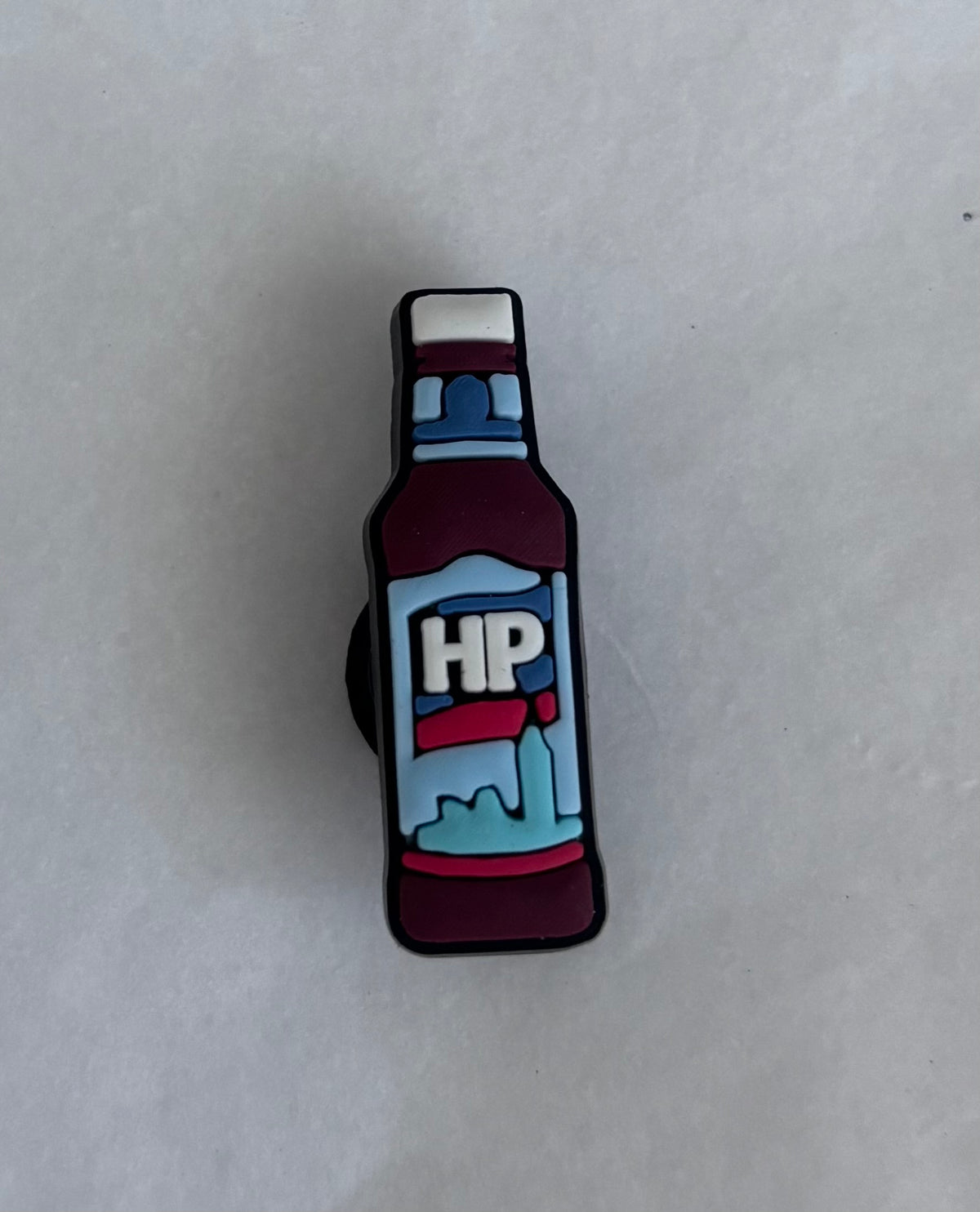 HP sauce bottle shoe charm