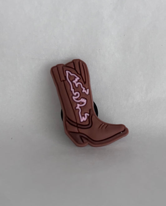 Brown boots shoe charm