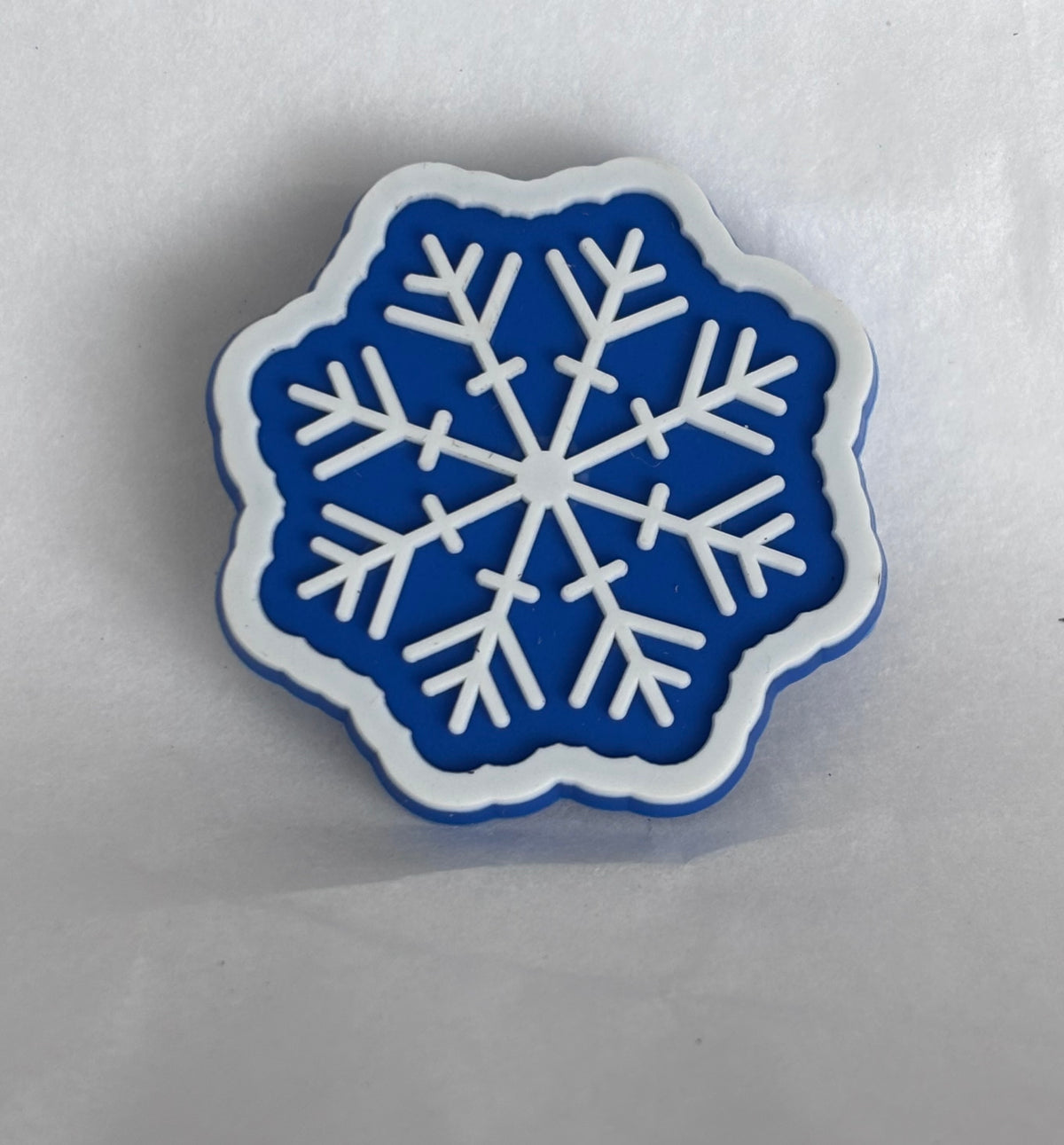 Navy blue snowflake