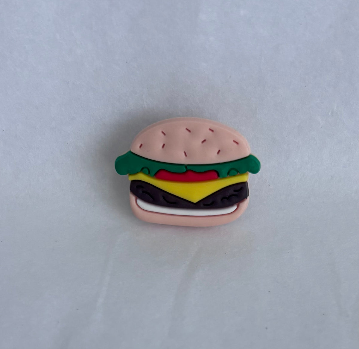 Burger shoe charm