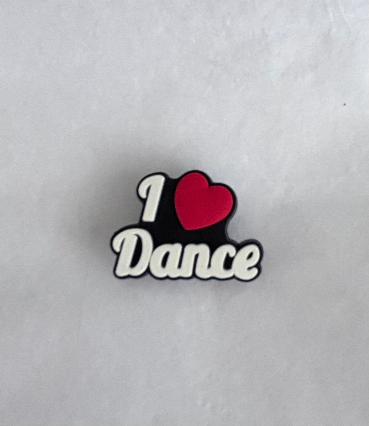 I ❤️ Dance shoe charm