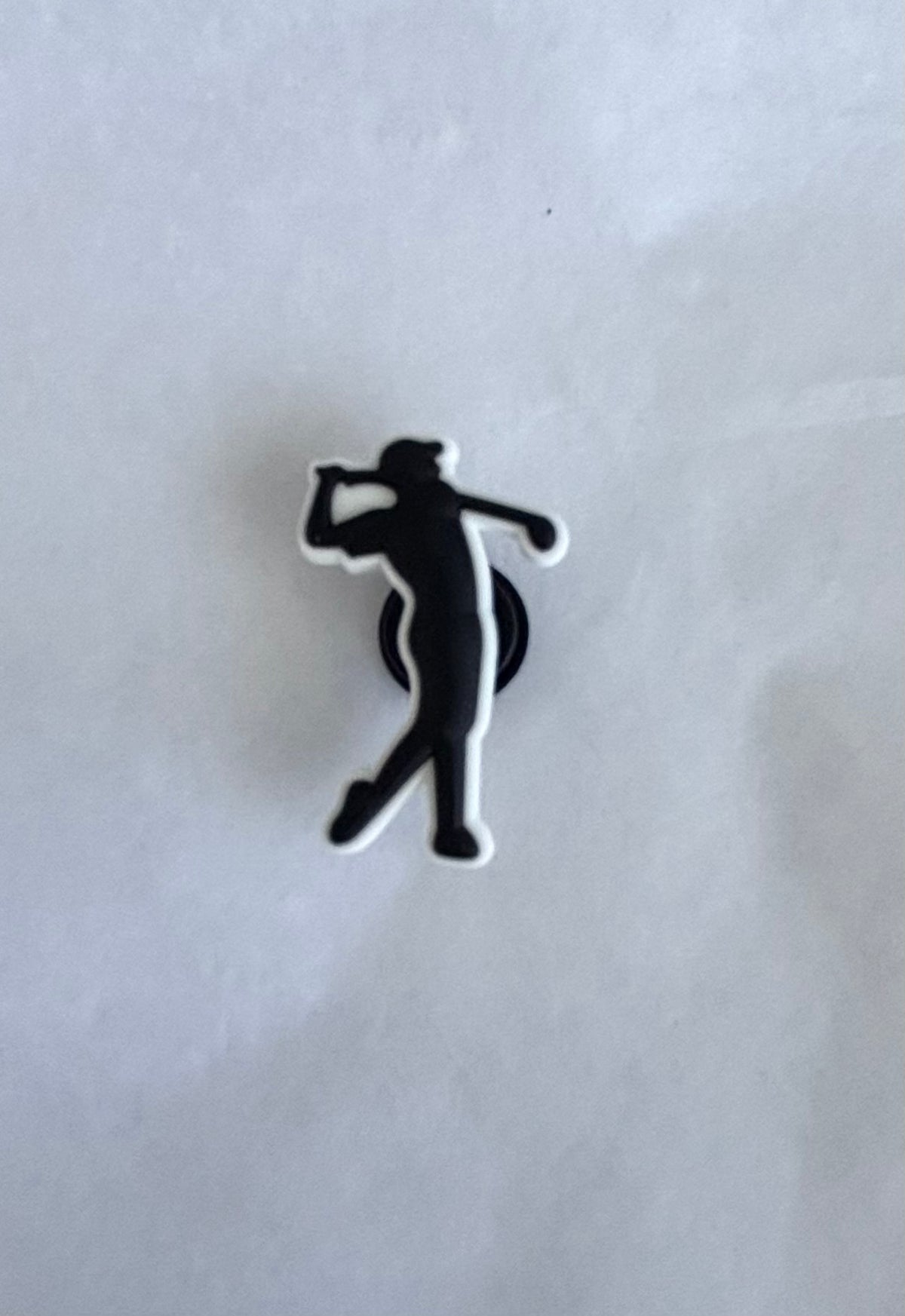 Golf enthusiast set of 6 shoe charms