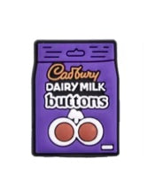Cadbury Buttons shoe charm