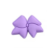 Light Purple Bow shoe charm