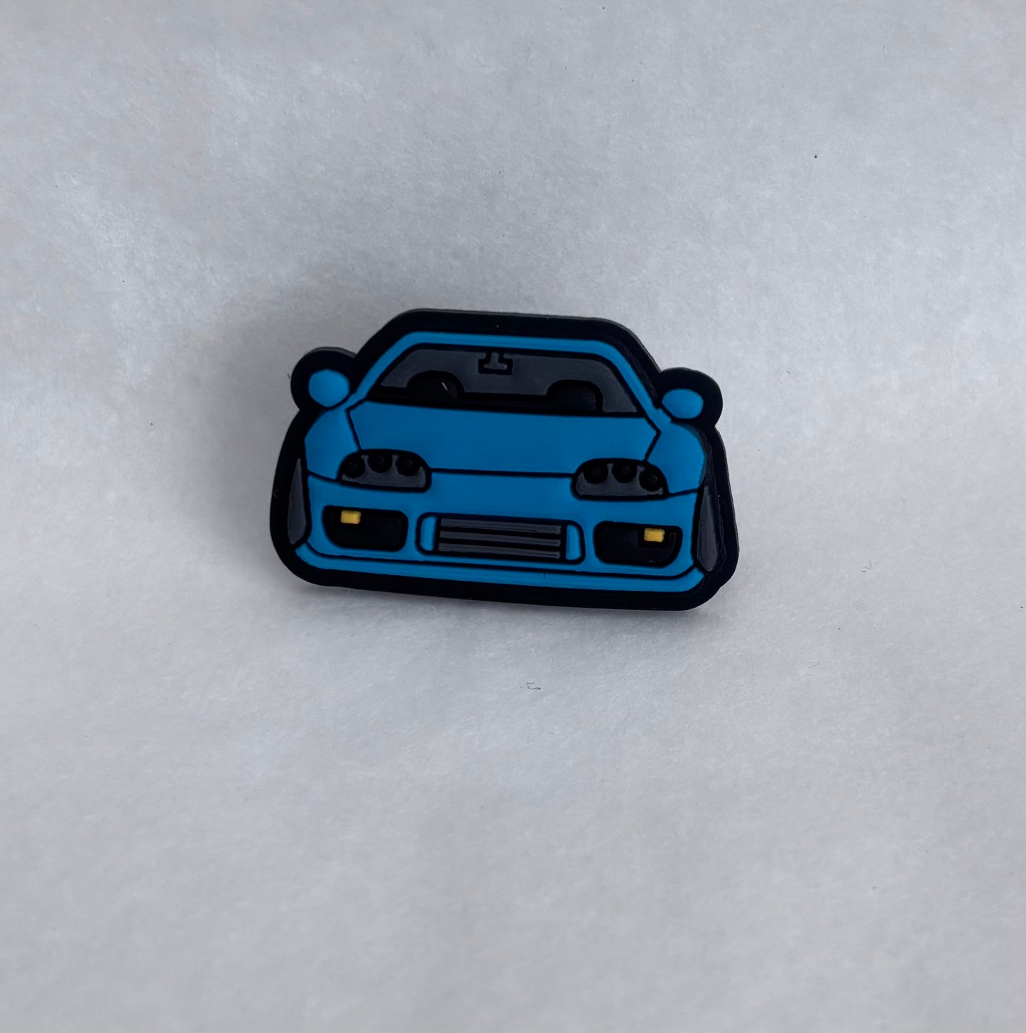Blue car Shoe charm