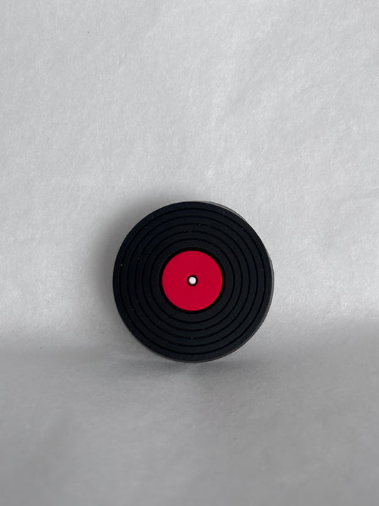 Vinyl shoe charm