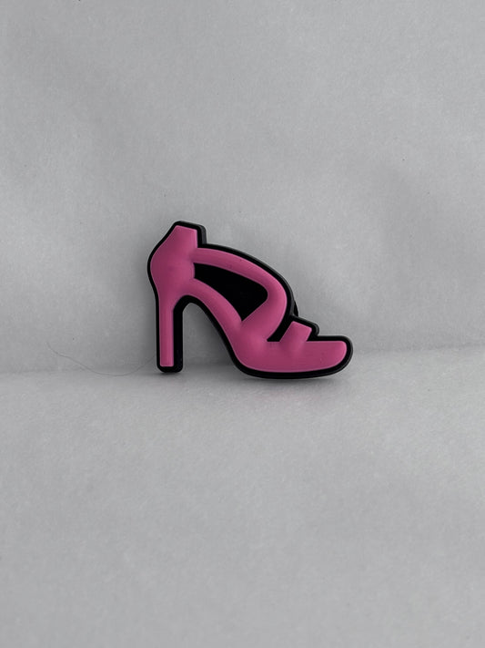 Pink stiletto shoe