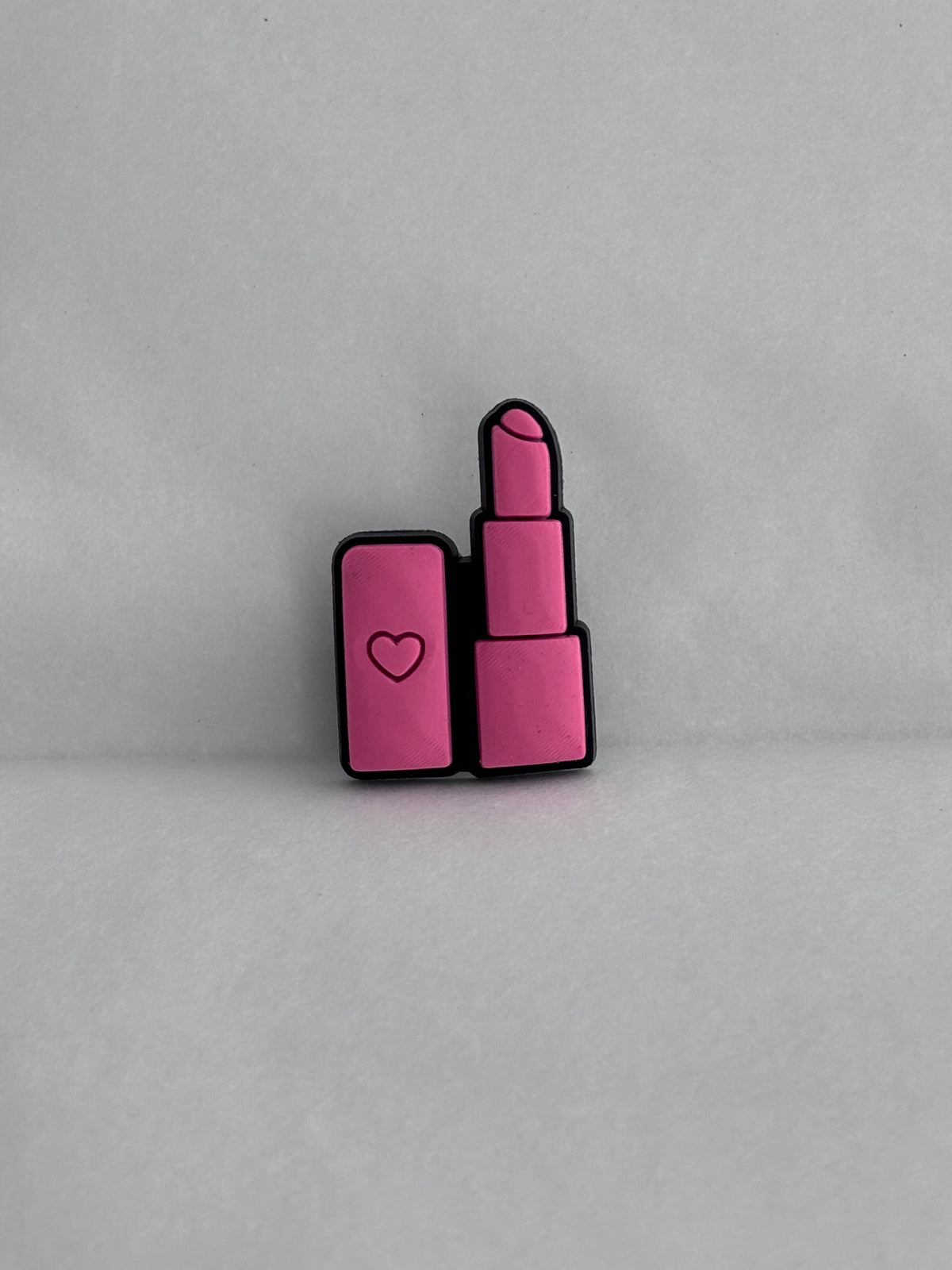Pink lipstick charm