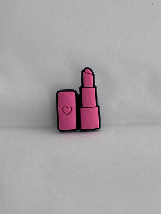 Pink lipstick charm